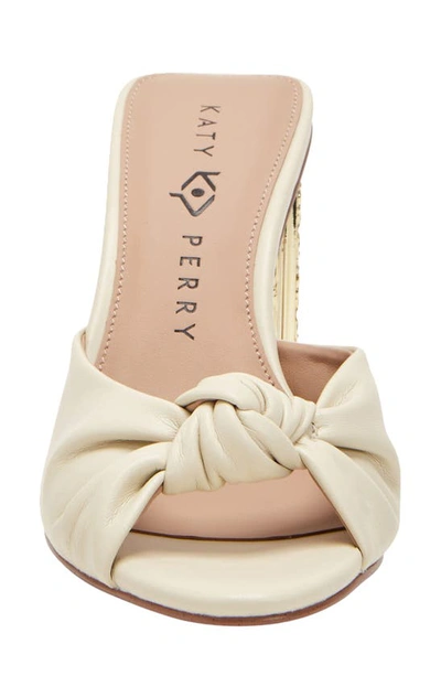 Shop Katy Perry The Framing Heel Knotted Sandal In Chalk