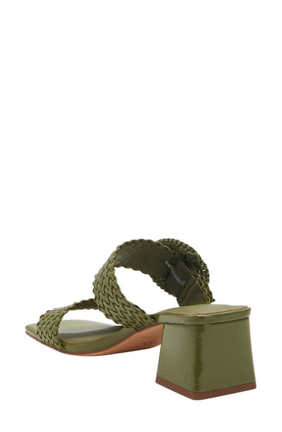 Shop Katy Perry The Gemm Woven Slide Sandal In Sea Green