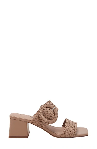 Shop Katy Perry The Gemm Woven Slide Sandal In True Taupe