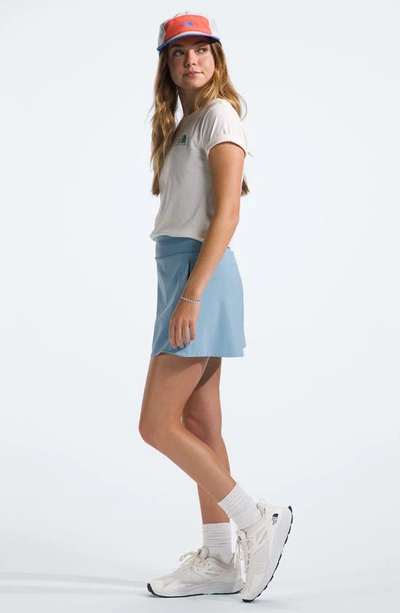 Shop The North Face Kids' On The Trail Water Repellent Skirt In Steel Blue