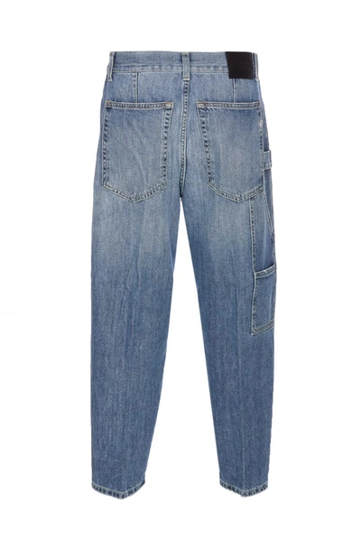 Shop Dondup Trousers In Blue