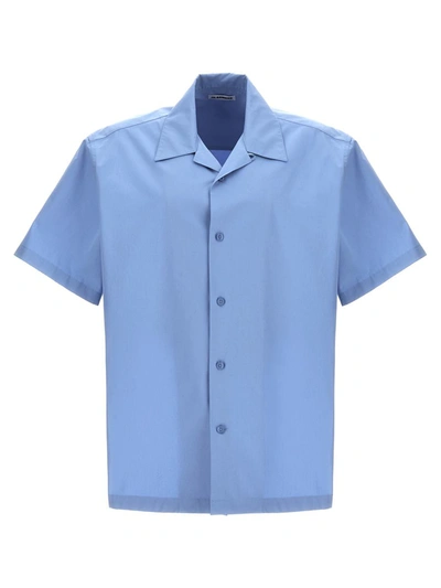 Shop Jil Sander Bowling Shirt In Blue