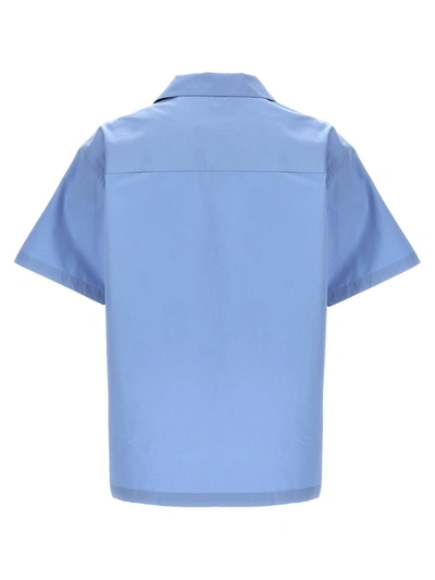 Shop Jil Sander Bowling Shirt In Blue