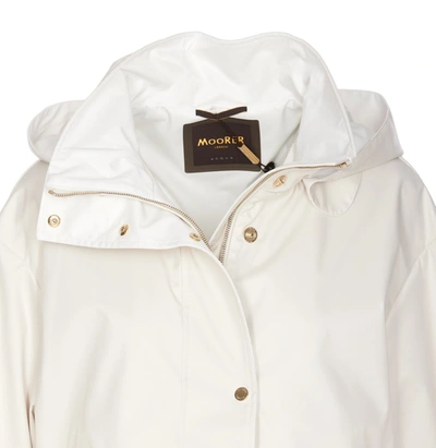 Shop Moorer Jackets In Bianco