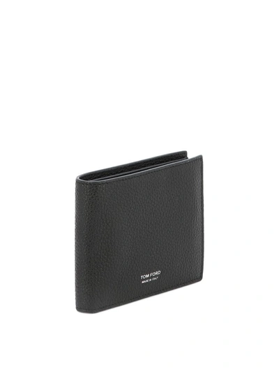 Shop Tom Ford Wallet With Logo In Black
