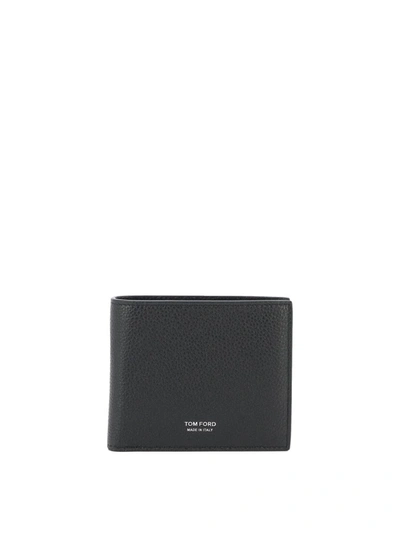 Shop Tom Ford Wallet With Logo In Blue