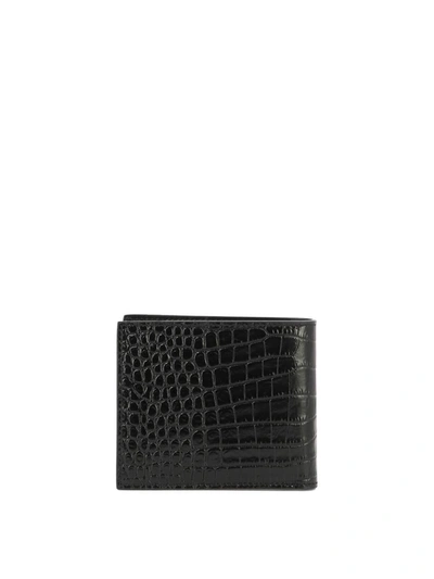 Shop Tom Ford Wallet With Logo In Black