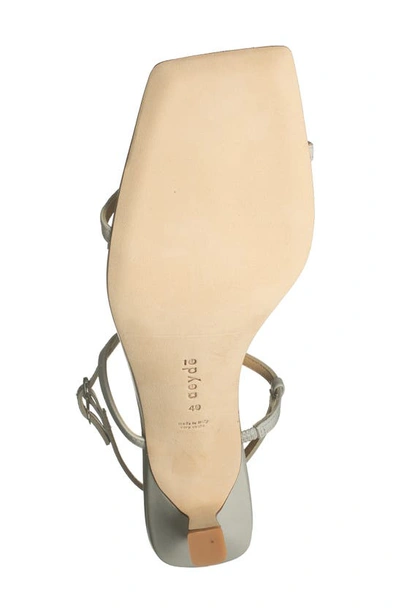 Shop Aeyde Elise Slingback Sandal In Grey