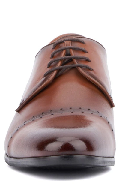 Vintage Foundry Ferdinand Cap Toe Derby In Cognac