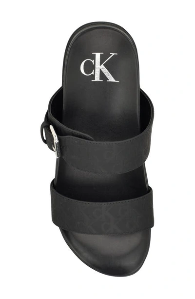 Calvin Klein Landesa Slide Sandal In Black