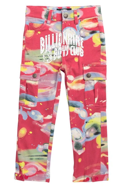 Shop Billionaire Boys Club Kids' Ecosystem Stretch Cotton Skinny Jeans In Virtual Pink