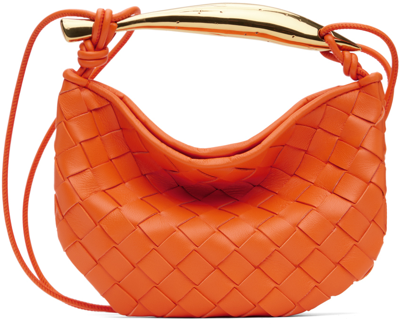 Bottega Veneta Mini Sardine Crossbody Bag In 7517 Papaya N M