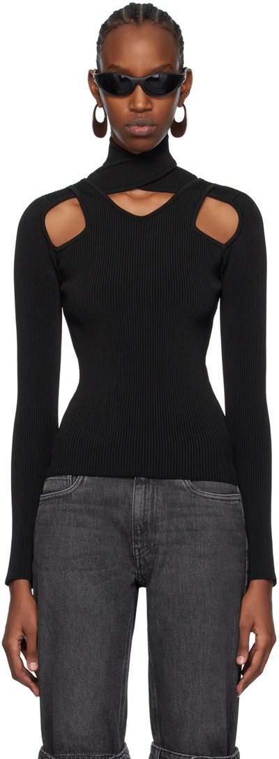 Shop Coperni Black Cutout Sweater