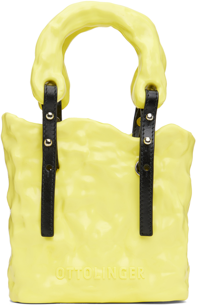 Shop Ottolinger Yellow Signature Ceramic Bag