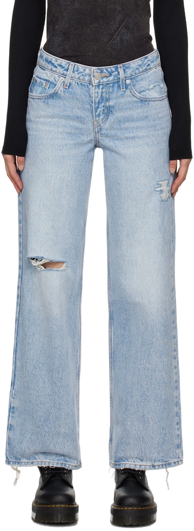 Shop Levi's Blue Low Loose Jeans In This And That