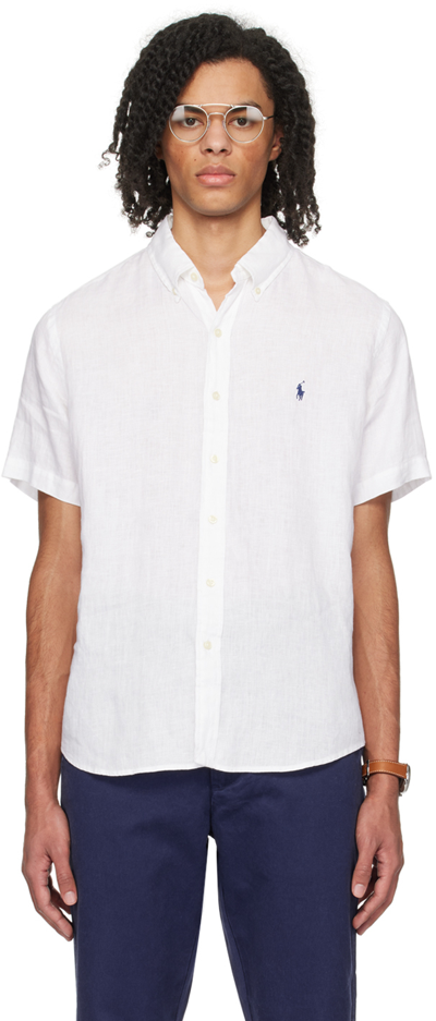 Shop Polo Ralph Lauren White Classic Fit Shirt
