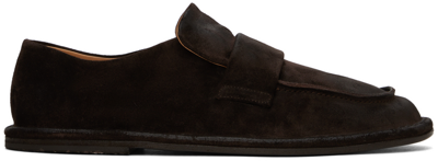 Shop Marsèll Brown Filo Loafers In Dark Brown