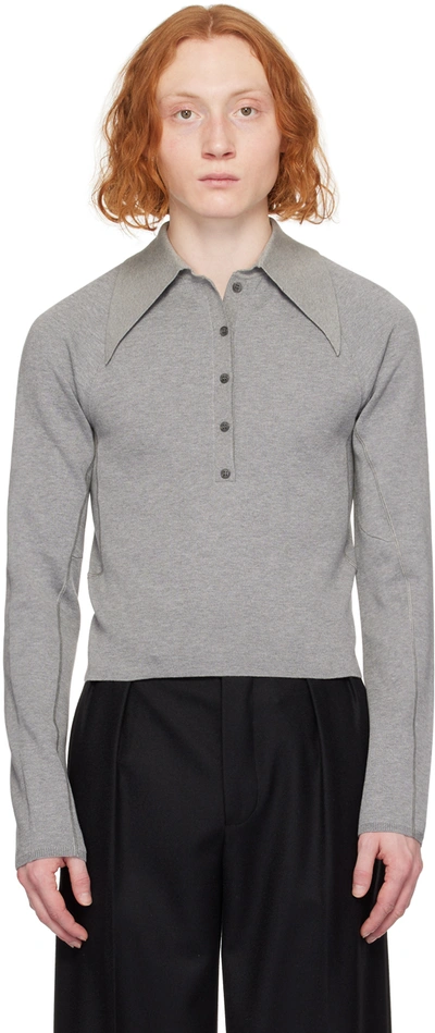 Shop 16arlington Ssense Exclusive Gray Maxtima Polo In Grey