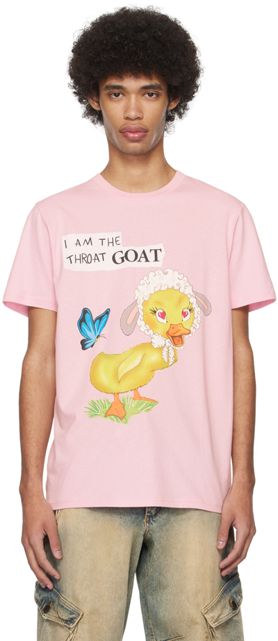 Shop Egonlab Pink Goat T-shirt