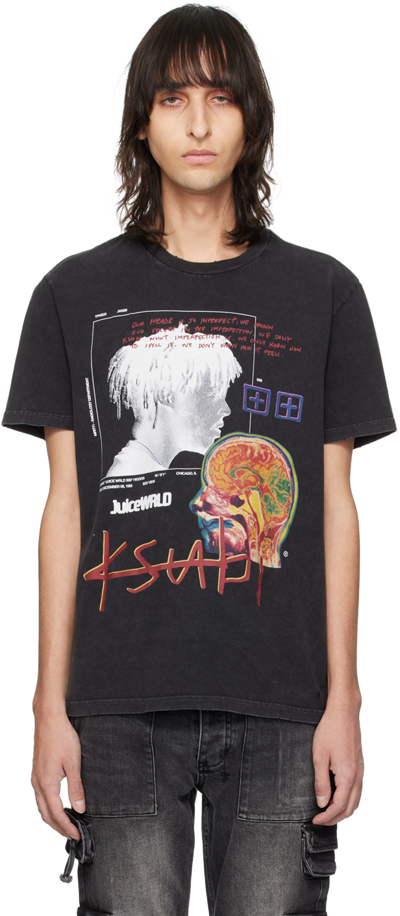 Shop Ksubi Black Radiology Kash T-shirt
