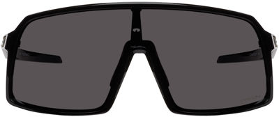 Shop Oakley Black Sutro S Sunglasses In S Mt Black W/ Prizm