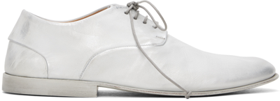 Shop Marsèll Silver Stucco Derbys In Argento