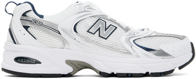 Shop New Balance White 530 Sneakers