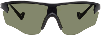 Shop District Vision Black Junya Racer Sunglasses In Black/d+ G15,