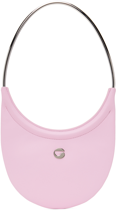 Shop Coperni Pink Ring Swipe Bag In Lpnk Light Pink