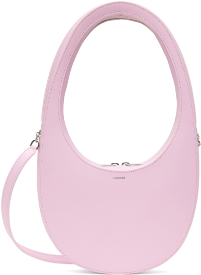 Shop Coperni Pink Crossbody Swipe Bag In Lpnk Light Pink