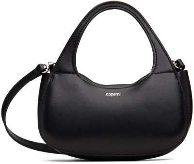 Shop Coperni Black Micro Baguette Swipe Bag