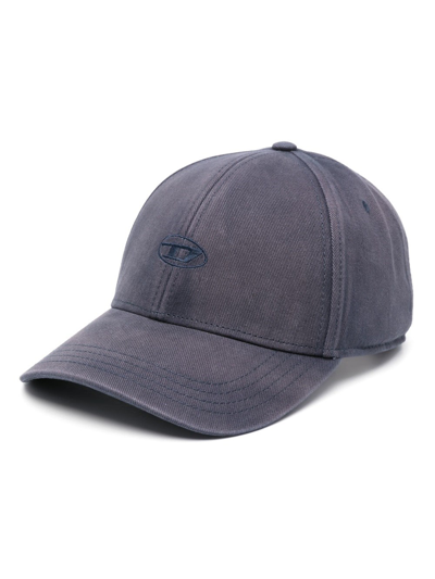 Shop Diesel C-run-wash Baseball Hat In Blue