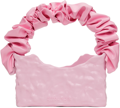 Shop Ottolinger Ssense Exclusive Pink Signature Baguette Bag In Rose