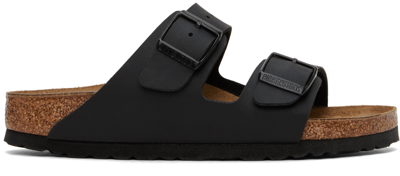 Birkenstock Arizona Birko-flor Patent Womens Sandals In Black