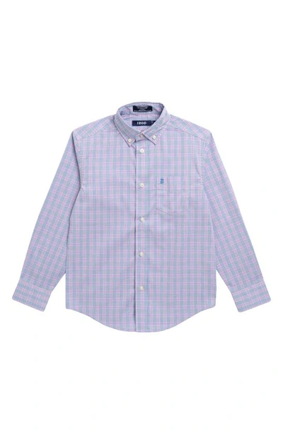 Shop Izod Kids' Summer Breeze Long Sleeve Shirt In Lavender