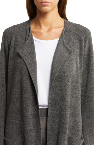 Shop Barefoot Dreams Cozychic Ultra Lite® Open Front Cardigan In Carbon