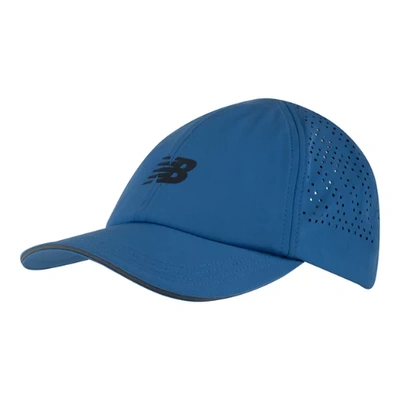 Shop New Balance Unisex 6 Panel Laser Performance Hat In Blue
