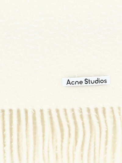Shop Acne Studios Fringed Wool Scarf