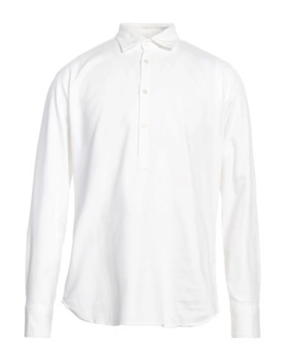 Shop Bevilacqua Man Shirt White Size M Cotton