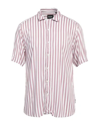 Only & Sons Man Shirt Mauve Size S Ecovero Viscose In Purple