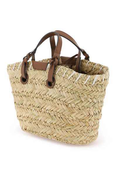 Shop Anya Hindmarch Paper Eyes Basket Handbag
