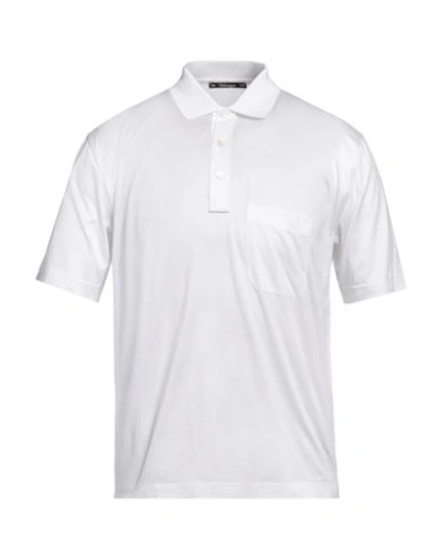 Shop Viadeste Man Polo Shirt White Size 42 Cotton