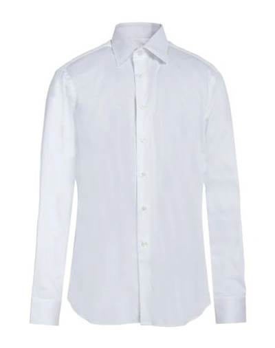 Shop Andrea Zeni Man Shirt White Size 17 ½ Cotton