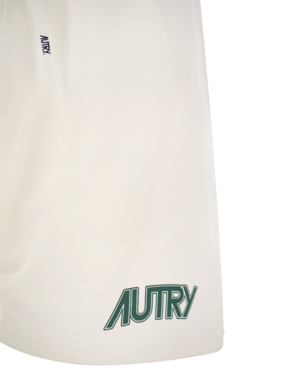 Shop Autry Bermuda Shorts With Logo