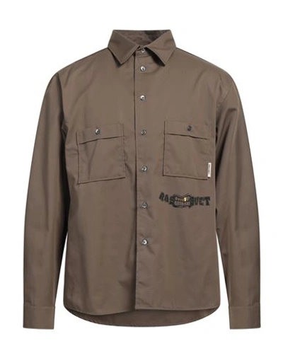 Shop Rassvet Man Shirt Military Green Size L Polyester, Cotton