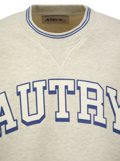 Shop Autry Crew Neck Sweatshirt With Logo