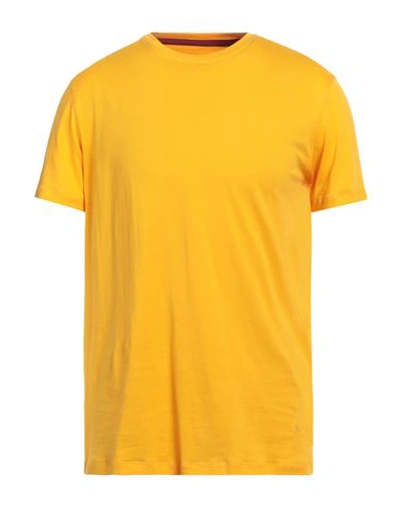 Shop Isaia Man T-shirt Mandarin Size 3xl Cotton