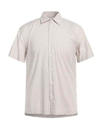 Shop Liu •jo Man Man Shirt Beige Size L Cotton