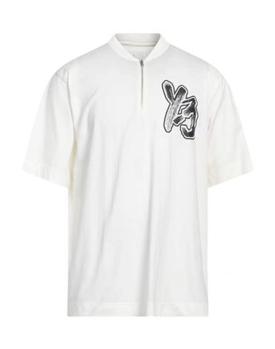 Shop Y-3 Man T-shirt Off White Size M Cotton