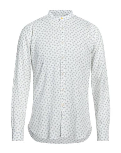 Shop Edizioni Limonaia Man Shirt White Size 17 Linen, Cotton